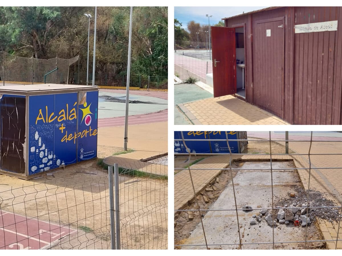 Instalaciones del polideportivo San Juan de Alcalá. PP de Alcalá