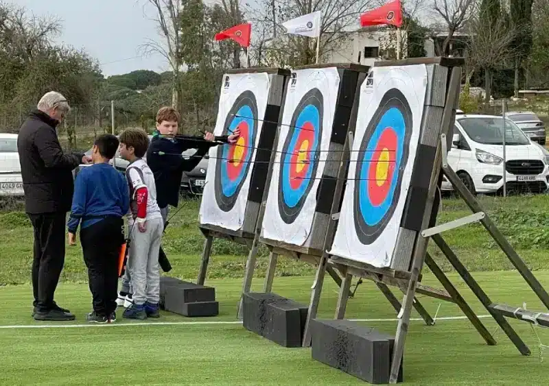 Las instalaciones del campo de tiro junto al antiguo tiro al plato del Club Arcoguadaíra