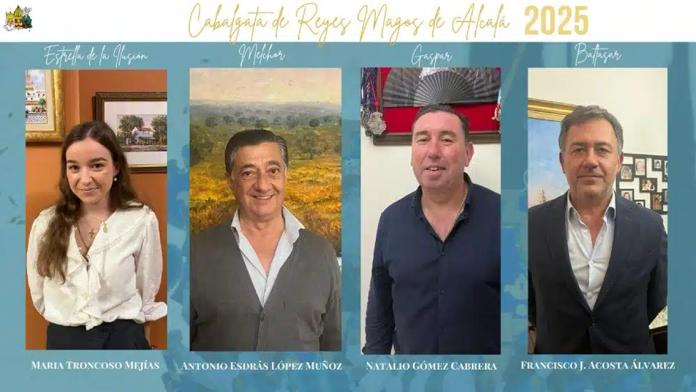 Reyes Magos y la Estrella de la Cabalgata de Alcalá 2025