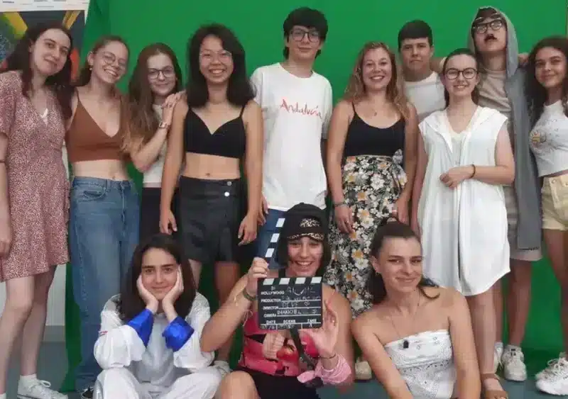 Jóvenes participantes en los talleres de cine - ALCALÁ DE GUADAÍRA