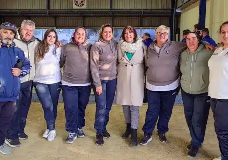 Las féminas del Club Petanca Águila. LVA