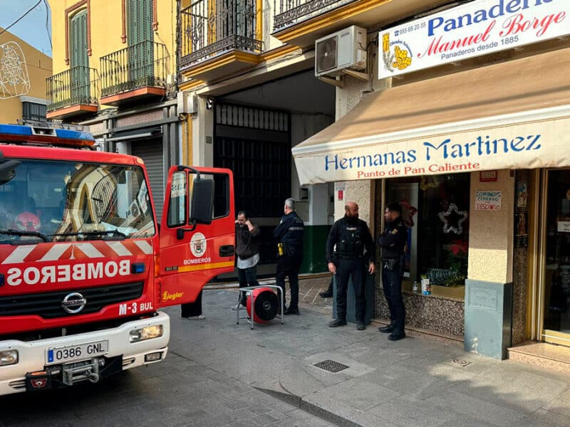 Incendio panadería manuel borge