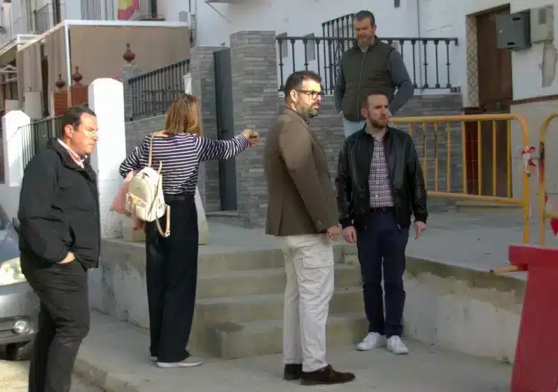 Obras de mejora de la accesibilidad en el barrio de Los Toreros. LVA