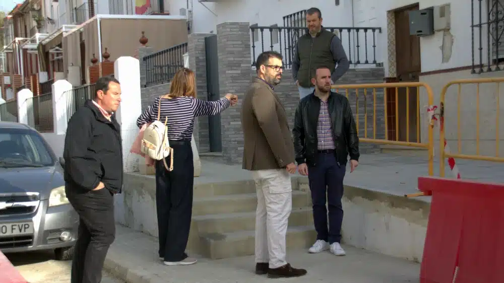 Obras de mejora de la accesibilidad en el barrio de Los Toreros. LVA
