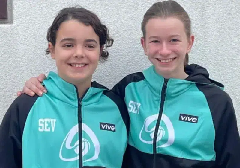 Carmen Guerrero y Carla Campos en el campeonato de selecciones provinciales celebrado en Córdoba