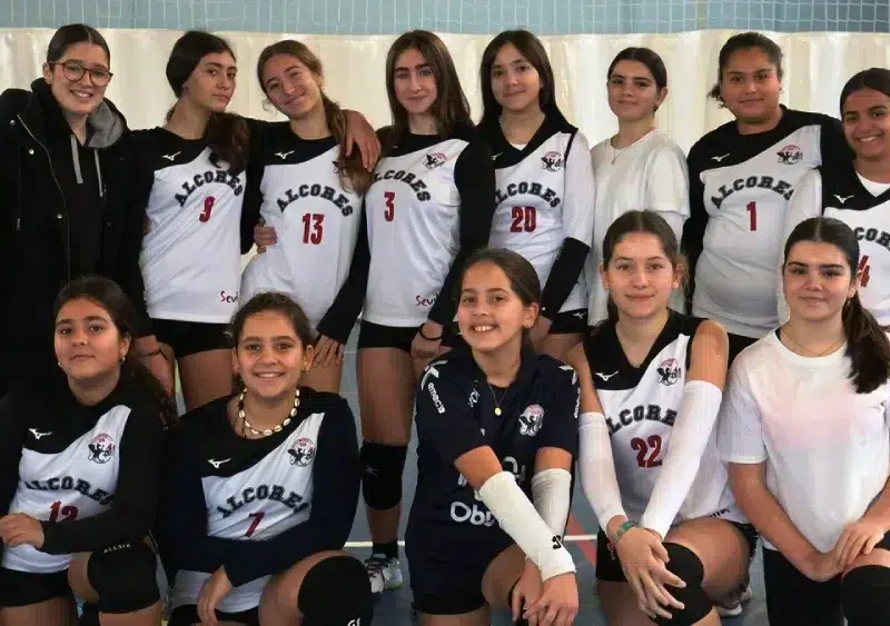 EL CV Los Alcores en los Juegos Provinciales de Voleibol