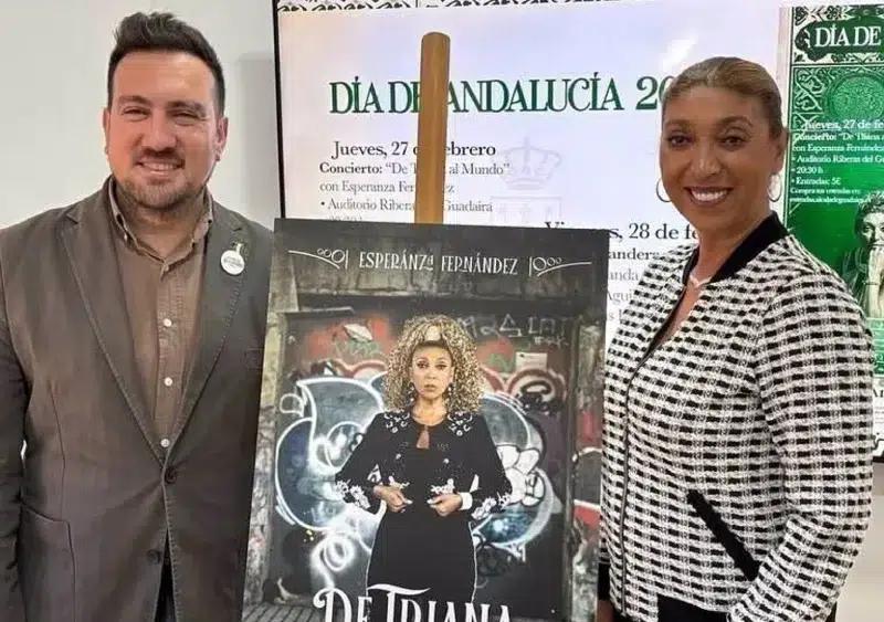 Christopher Rivas, con la cantaora Esperanza Fernández - AYTO.DE ALCALÁ