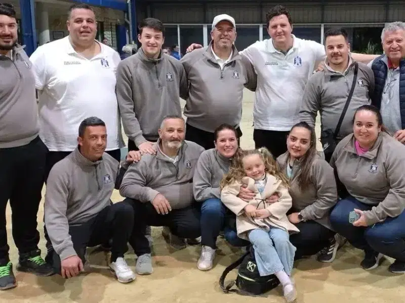 Los campeones del Provincial de tripletas del CP Águila de Alcalá