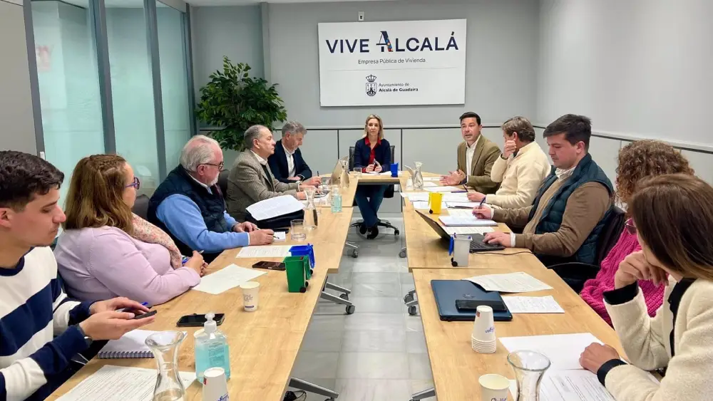 Reunión del Consejo de Administración de la empresa pública municipal de la vivienda de Alcalá de Guadaíra - Ayuntamiento de Alcalá