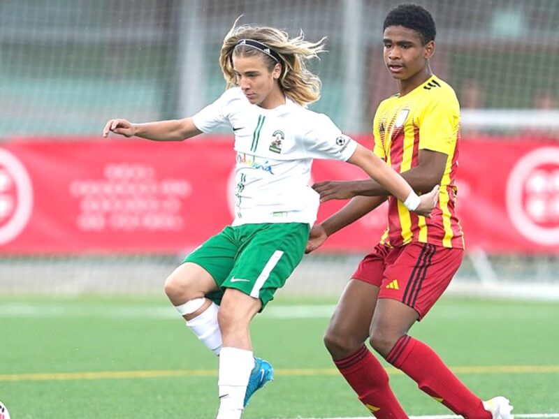 El alcalareño Aitor Francés con la Selección Andaluza en el partido ante Cataluña