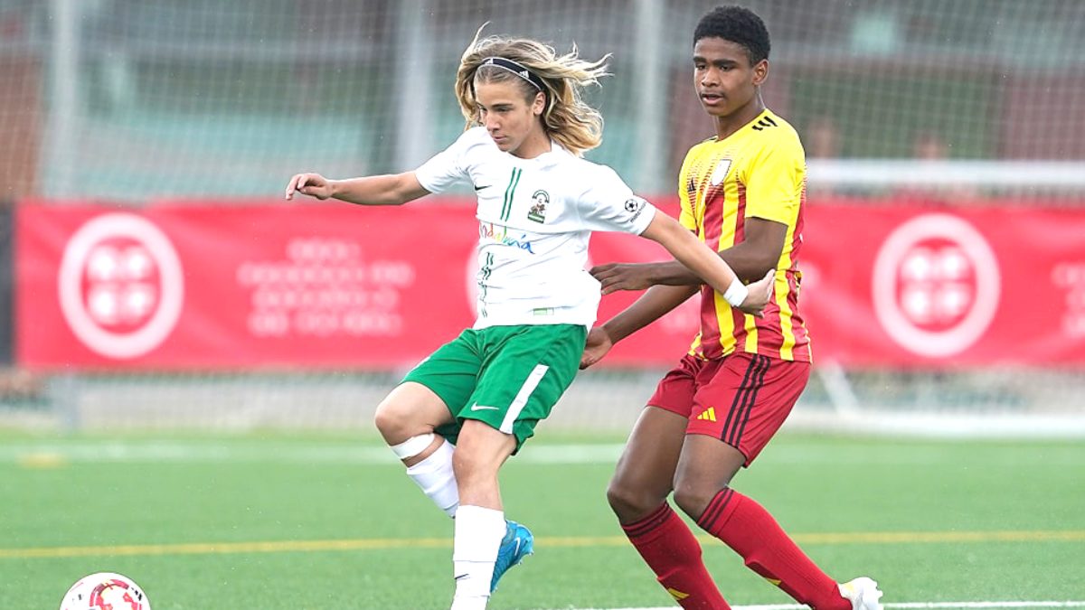 El alcalareño Aitor Francés con la Selección Andaluza en el partido ante Cataluña