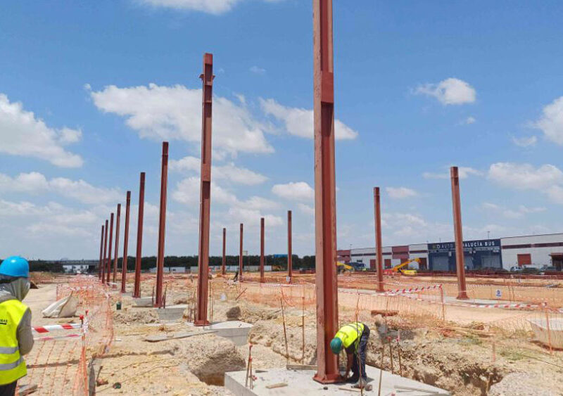 Obras del tranvía de Alcalá de Guadaíra. - Consejería de Fomento