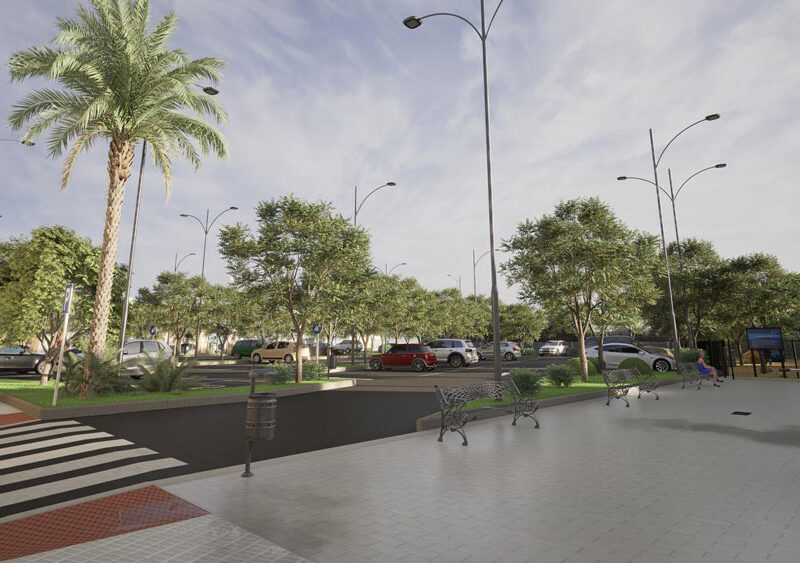 Proyecto de los nuevos aparcamiento en Puerta de Alcalá. - Ayuntamiento de Alcalá de Guadaíra