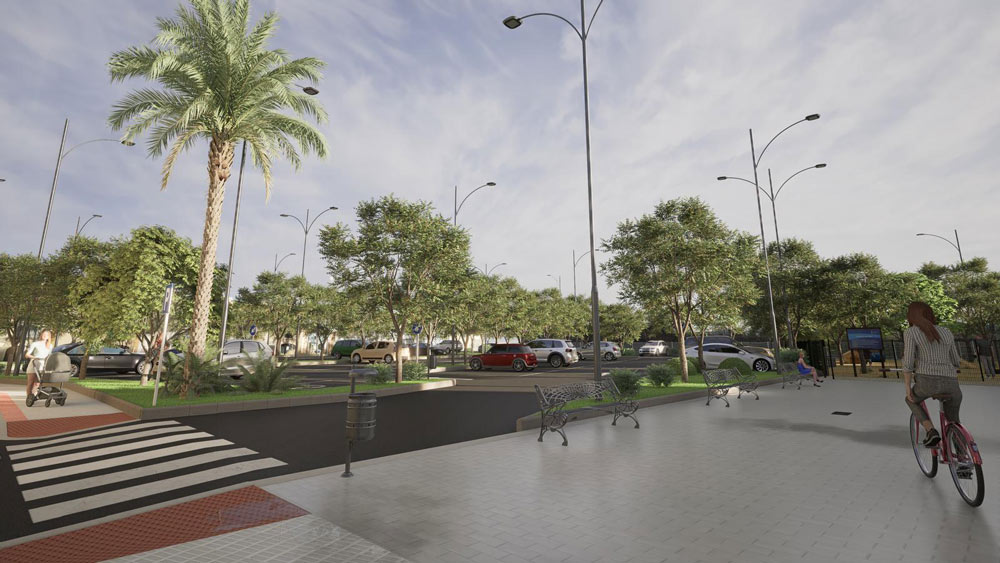Proyecto de los nuevos aparcamiento en Puerta de Alcalá. - Ayuntamiento de Alcalá de Guadaíra