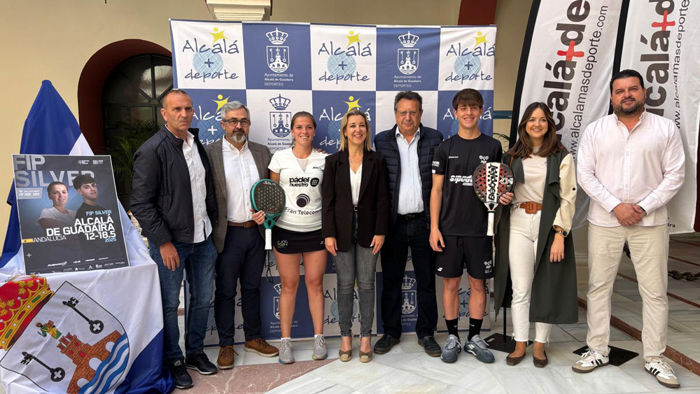 Presentación del torneo FIP Silver de pádel. - Ayuntamiento de Alcalá