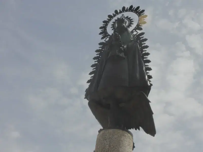 Restaurado el monumento de la Virgen del Águila en La Plazuela con motivo del XXV Aniversario de su Coronación Canónica