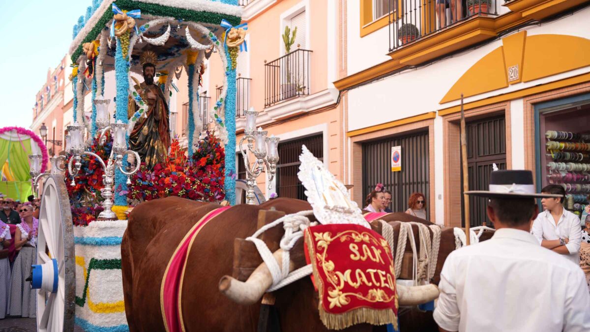 Así ha sido la salida de la Romería de San Mateo