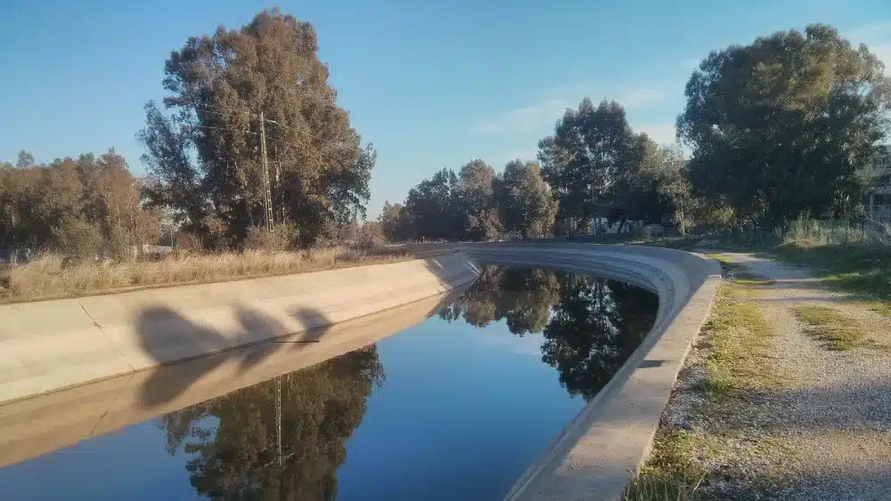 Encuentran un cadáver calcinado en un canal soterrado entre Palmete y Alcalá