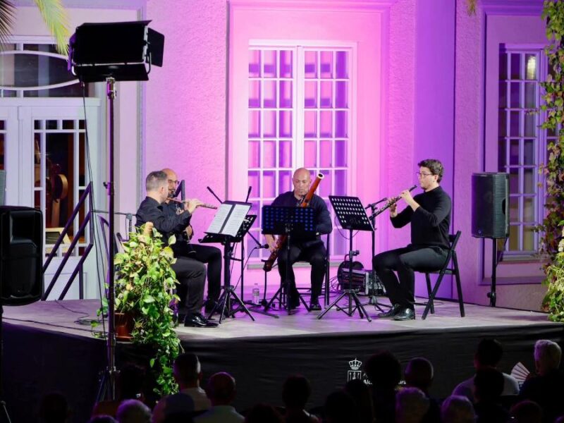 El Cuarteto Ábrego deleitó al público con obras de compositores franceses