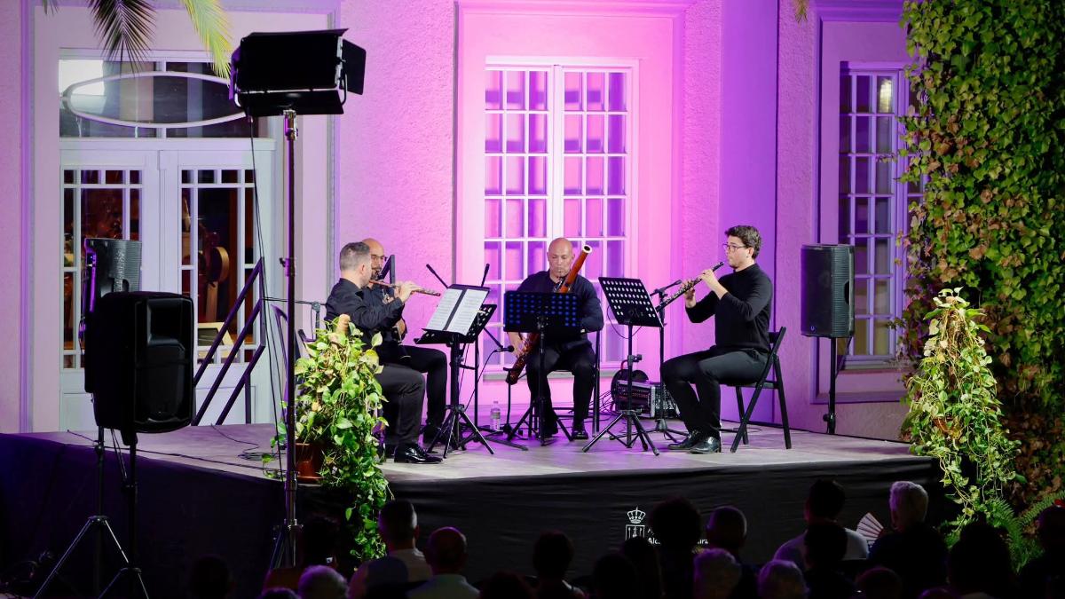 El Cuarteto Ábrego deleitó al público con obras de compositores franceses