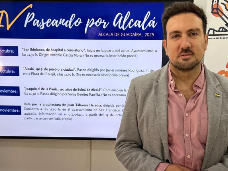 El delegado Christopher Rivas presenta la nueva edición de Paseando por Alcalá