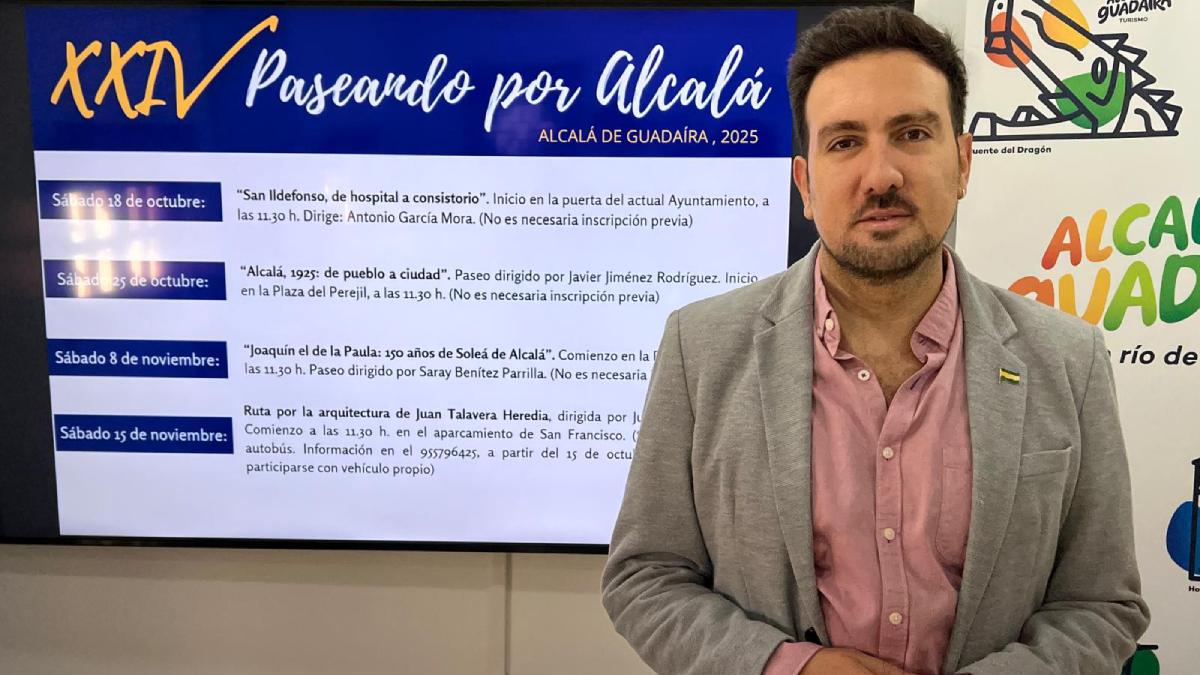 El delegado Christopher Rivas presenta la nueva edición de Paseando por Alcalá