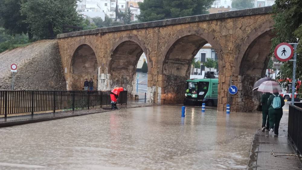 El temporal deja 45,1 litros y el tanque de tormentas al 71%