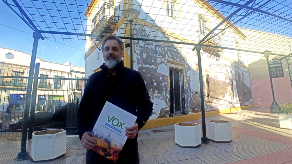 El portavoz del Grupo Municipal VOX en el Ayuntamiento, Pedro Navarro