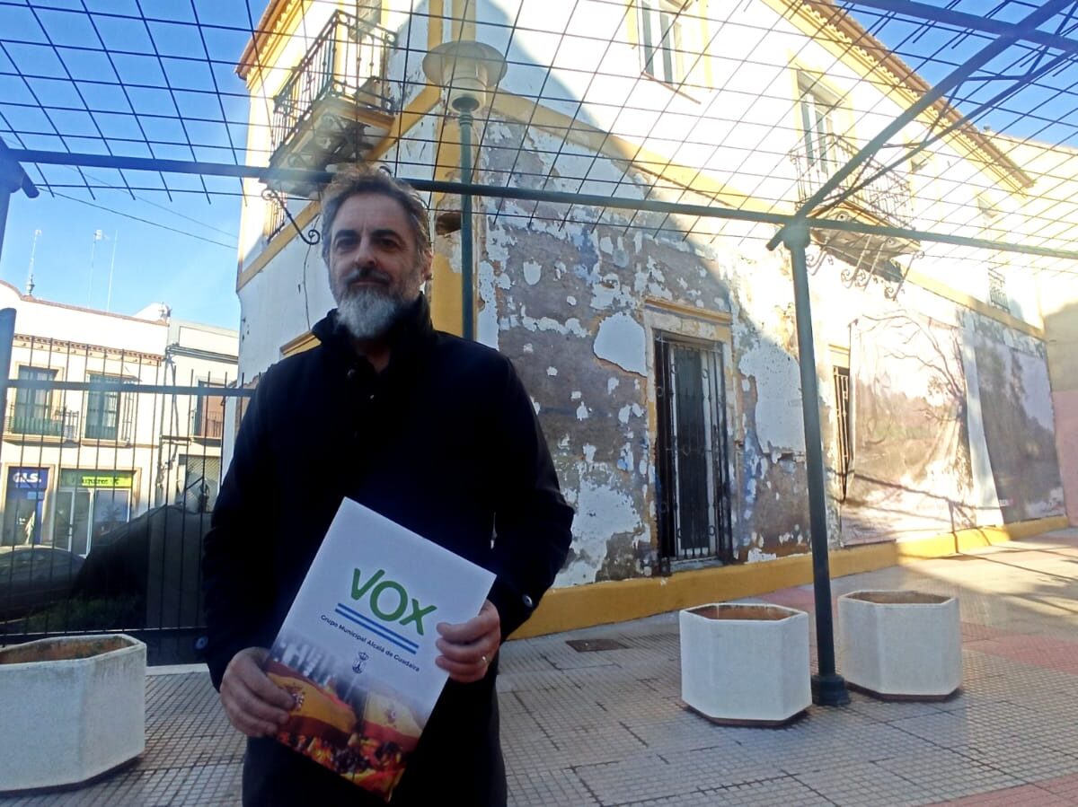 El portavoz del Grupo Municipal VOX en el Ayuntamiento, Pedro Navarro