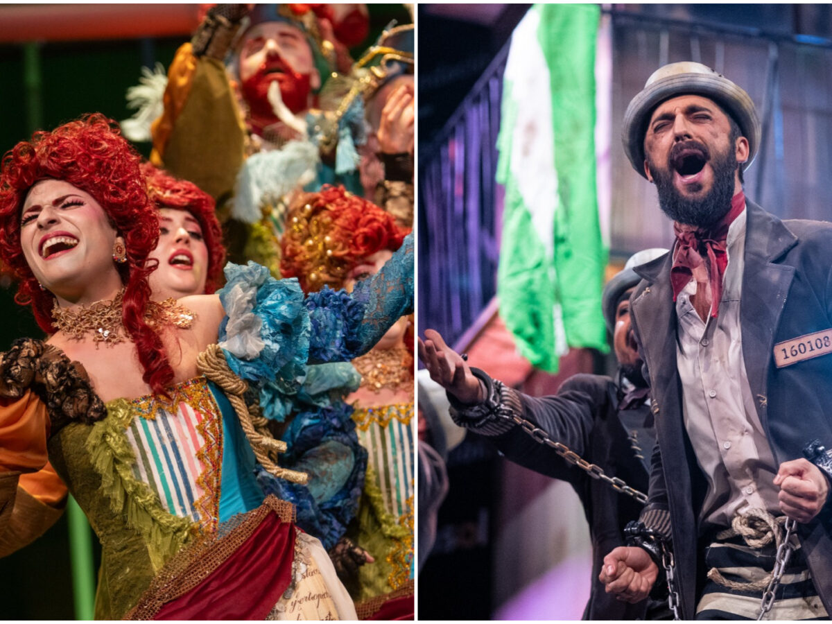 El coro del alcalareño Juan Manuel Moreno y la comparsa de Ramón Zamudio