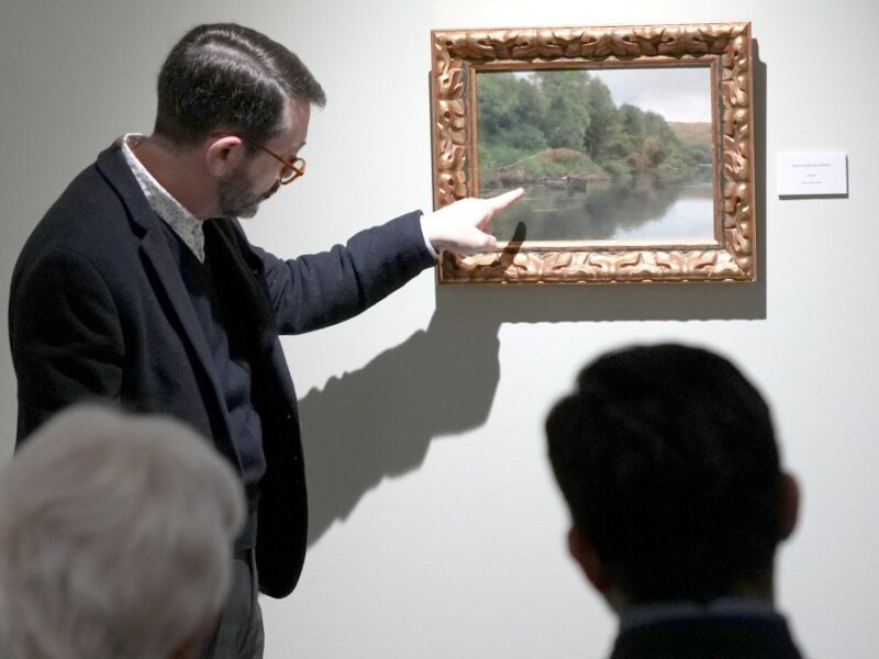 Presentación del cuadro Barca en Alcalá de Guadaíra - Marina Ortiz