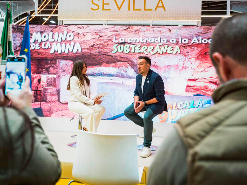 El delegado de Turismo, Christopher Rivas, durante la presentación de Alcalá en Fitur - Lva