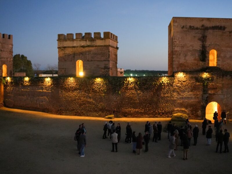 Iluminación artística ornamental del Castillo de Alcalá de Guadaíra