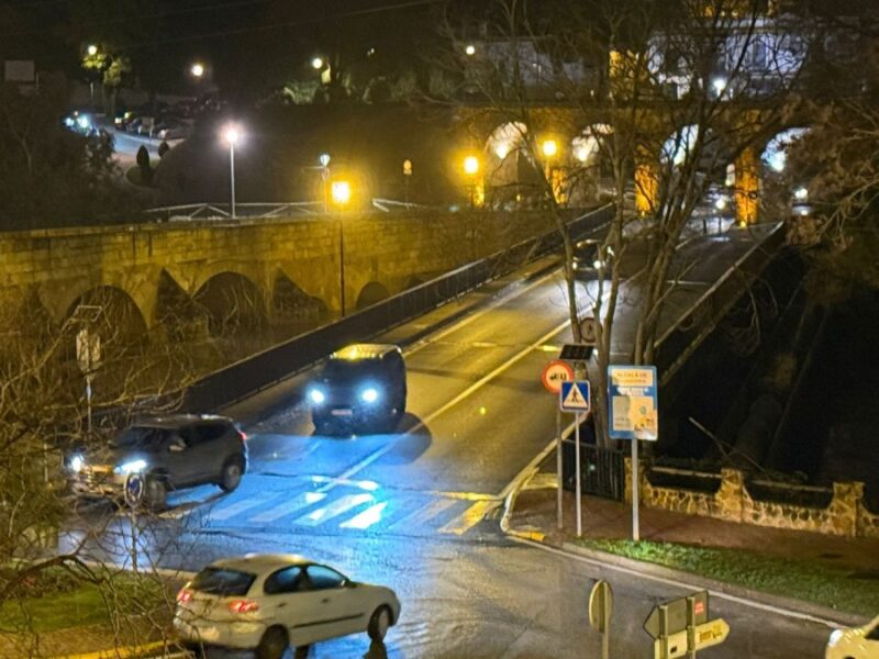 Reapertura del puente de la A-392