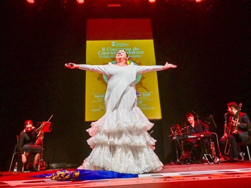 Isabel María España durante la final del concurso en el Gutiérrez de Alba