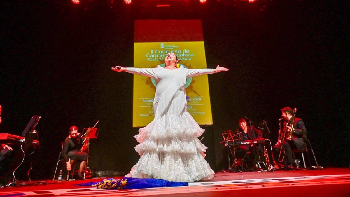 Isabel María España durante la final del concurso en el Gutiérrez de Alba