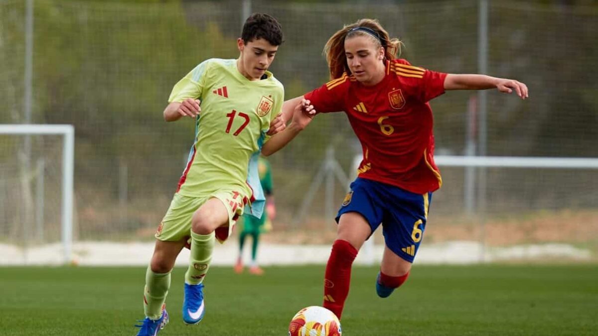 Aitor Francés con la Selección Sub 14