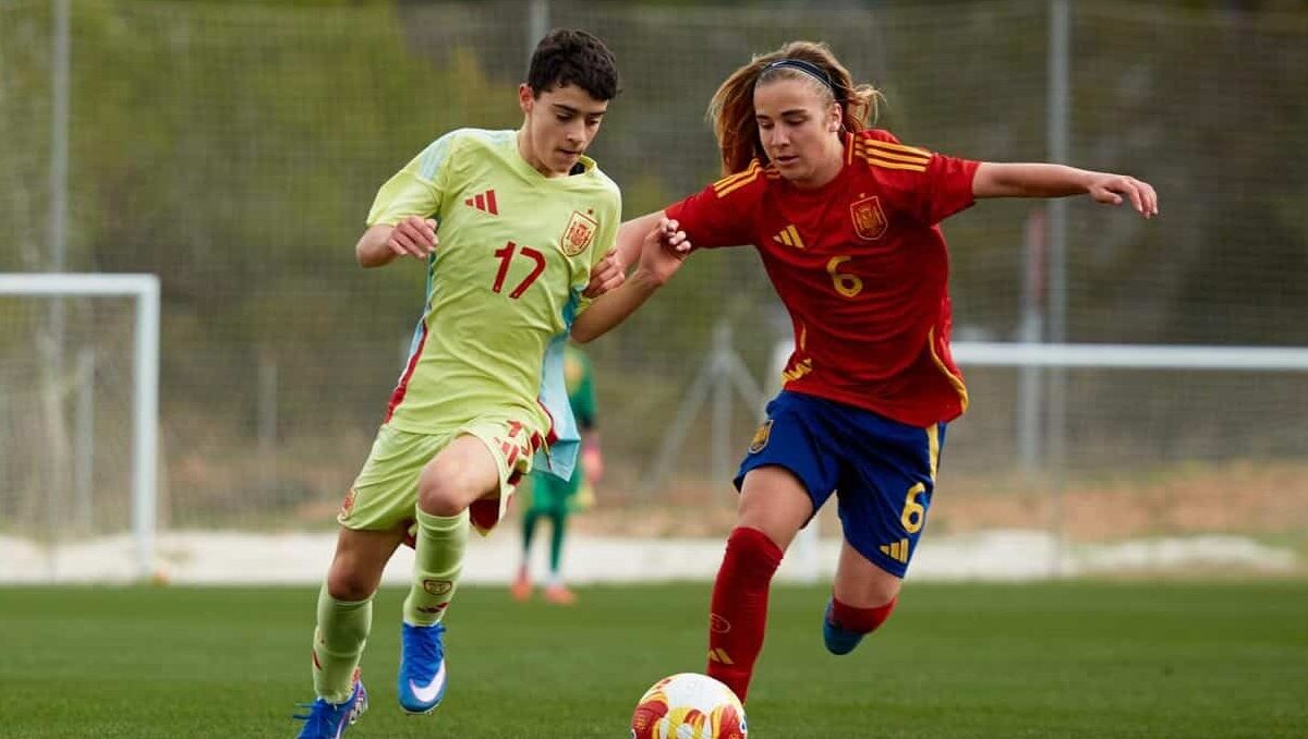 Aitor Francés con la Selección Sub 14