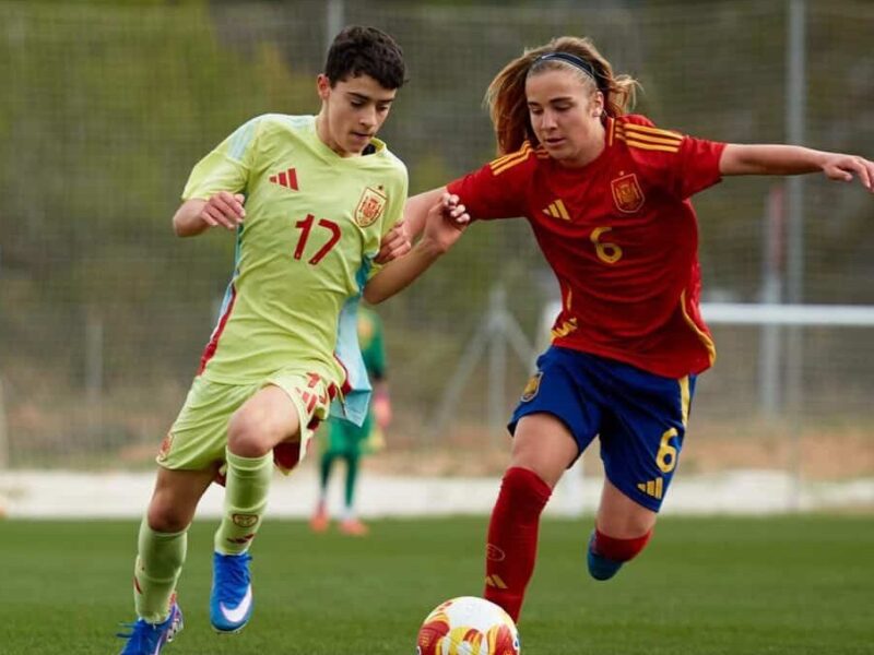 Aitor Francés con la Selección Sub 14