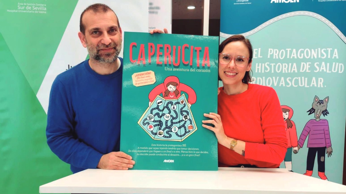 El escritor y la ilustradora de Caperucita, una aventura del corazón