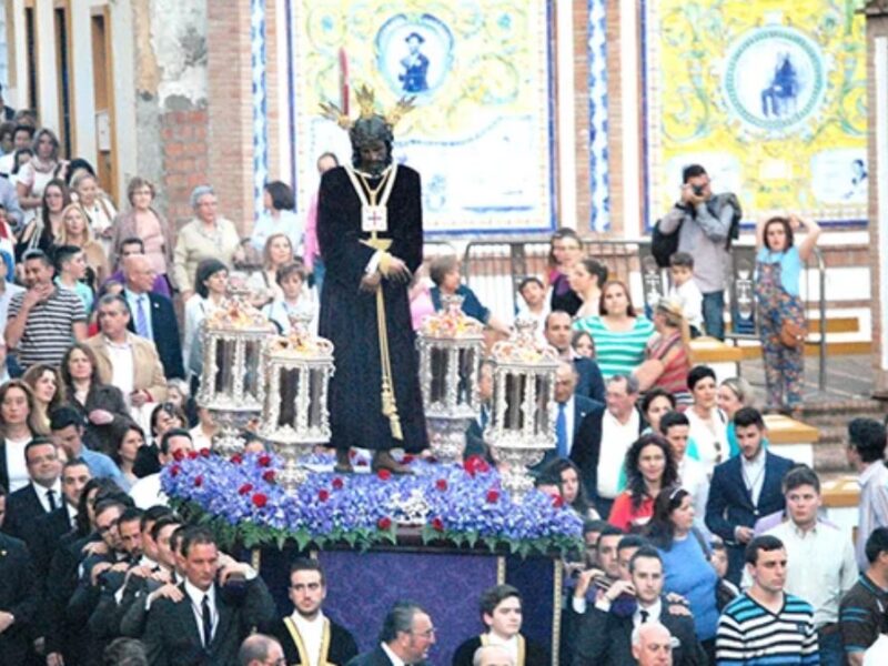 Imagen de Nuestro Padre Jesús Cautivo durante el Vía Crucis de las Hermandades de 2014 - Alberto Mallado
