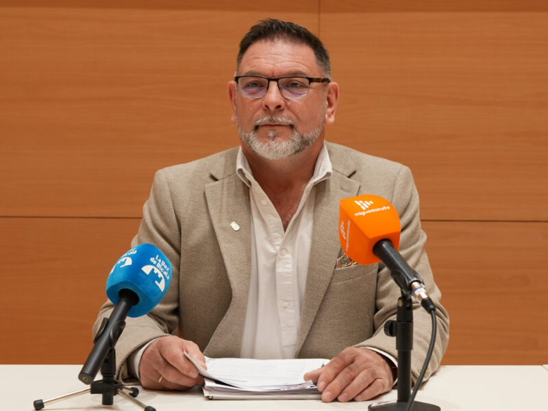 José Luis Roldán en rueda de prensa / La Voz de Alcalá