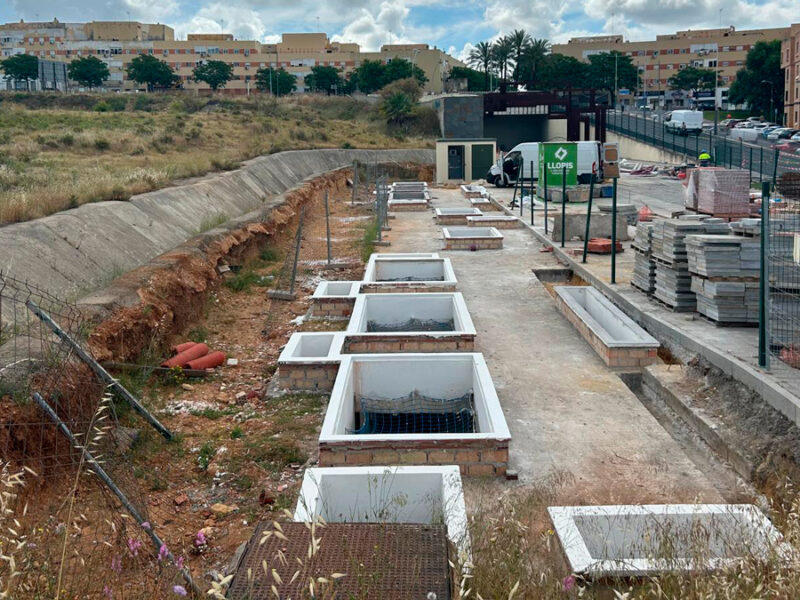 Estado actual de las obras del tranvía de Alcalá