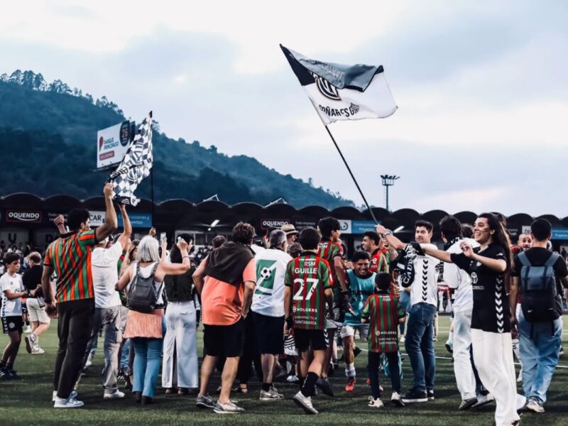 El Club Atlético Central tras la victoria en Asturias