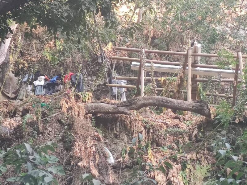 Vox denuncia la ocupación de una cueva en las riberas del Guadaíra y alerta del riesgo de incendio.
