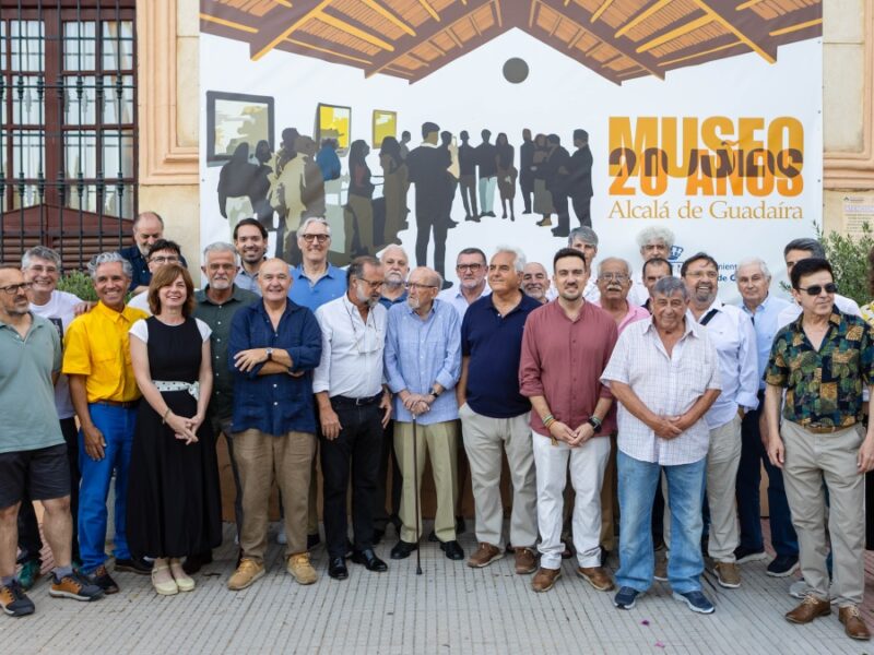Algunos de los artistas que participan en la exposición El paisaje. Miradas contemporáneas