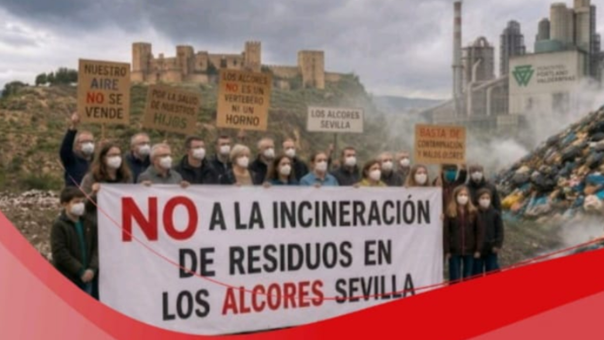 Cartel anunciador de la asamblea ciudadana de la plataforma