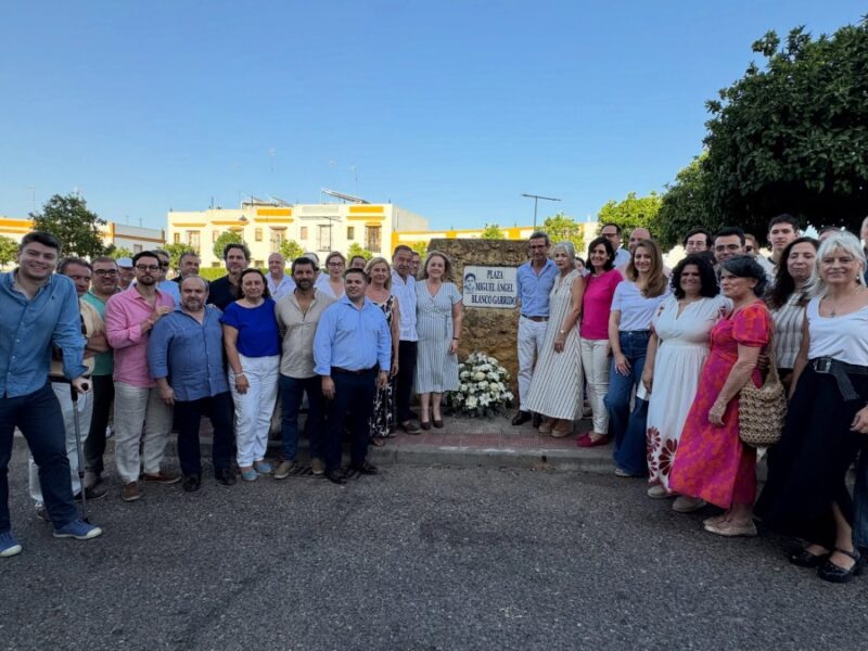Homenaje en el 29 aniversario de la muerte de Miguel Ángel Blanco