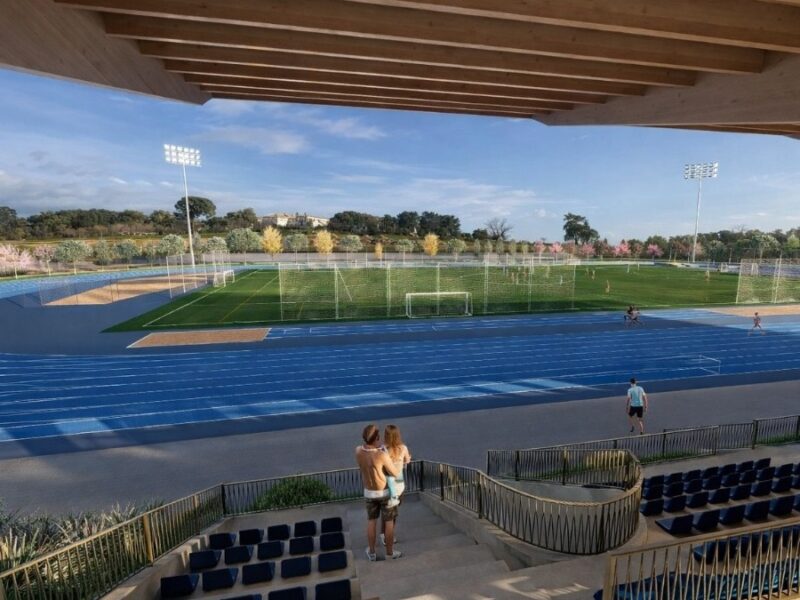 Recreación del Centro Deportivo Los Cercadillos
