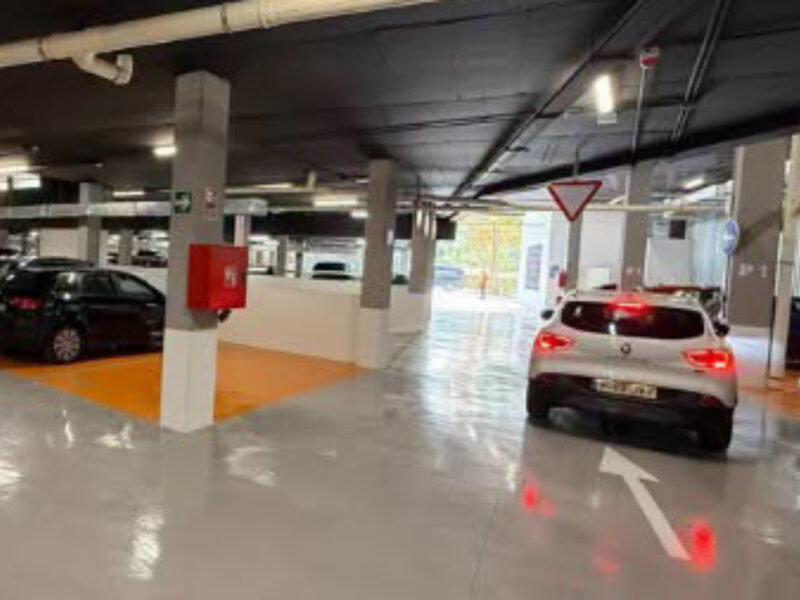 El aparcamiento subterráneo de Pintores Paisajistas permanecerá cerrado hasta el viernes